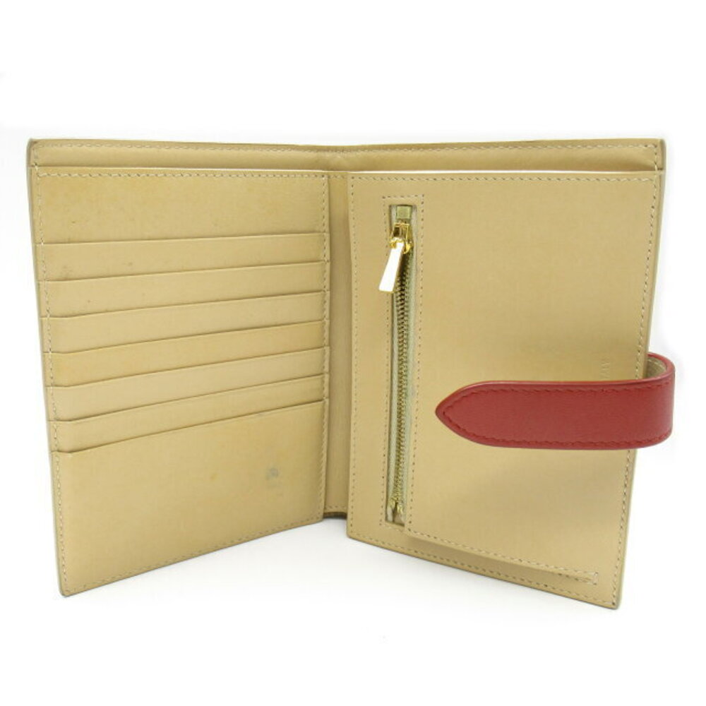 Celine s Beige Wallet Calfskin Bifold - Picture 5 of 10